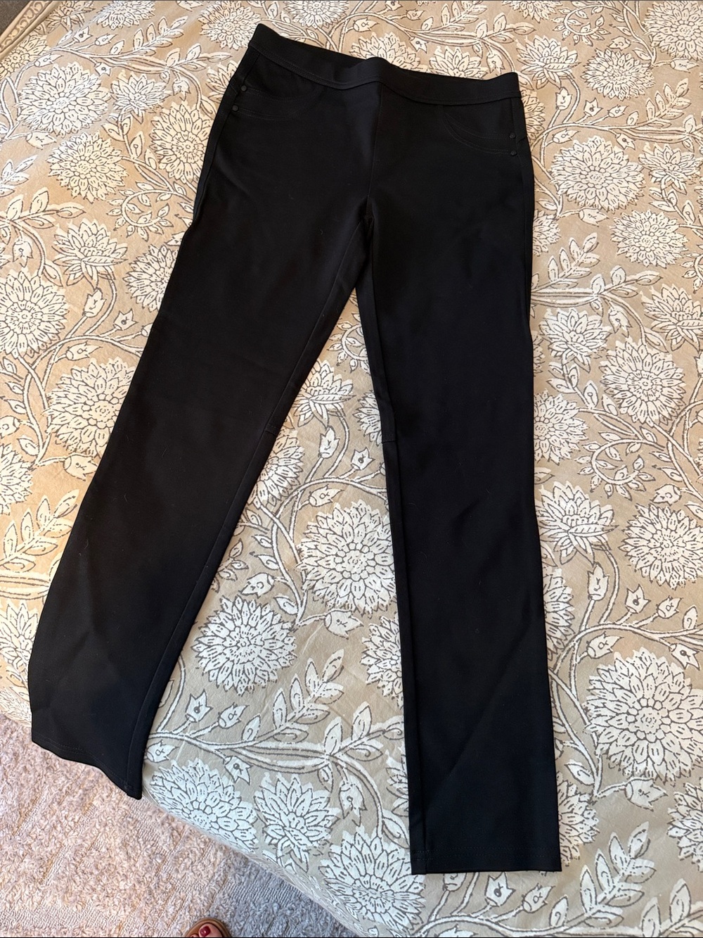 Sanctuary Black Straight-Leg Ponte Pants
